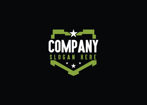 wings shield logo with star on black backgrounds	