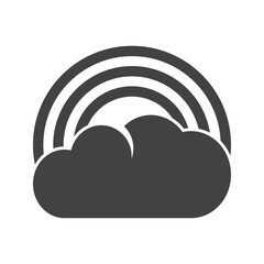 Fototapeta premium Weather Glyph illustration