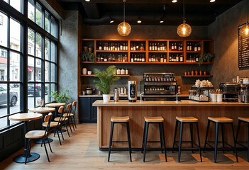 interior of cafe
