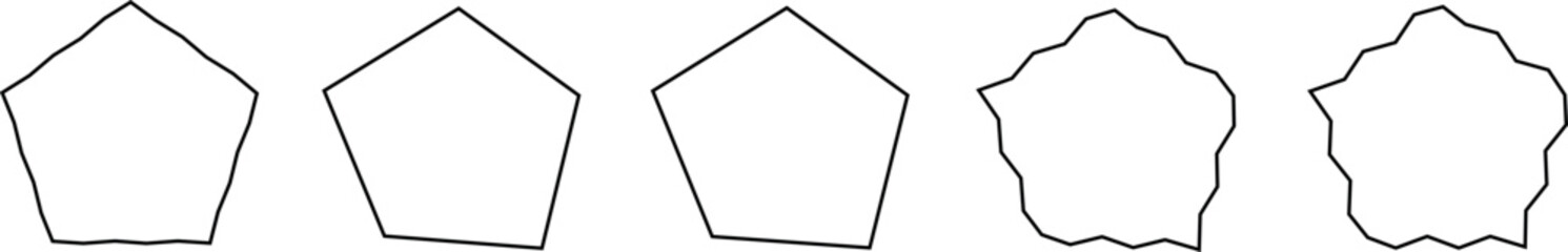 Different combinations of the geometric shape rectangle are in sets