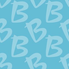 Seamless Wallpaper Background Texture Letter Alphabet Word Name Card Gift Wrap B Text Blue Sky Light Dark