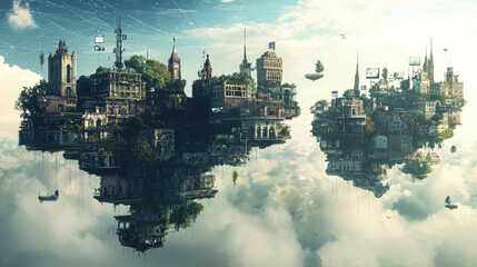 Naklejka premium Society Backgrounds 