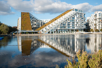 Unique Architecture in Copenhagen with Geometric Apartment Buildings