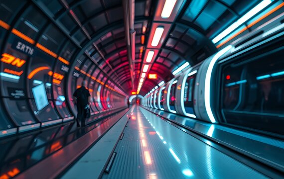 subway train station - Powered by Adobe