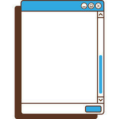 Retro User Interface Vector