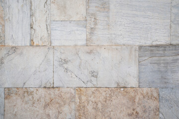 White Marble Brick Texture Background Pattern