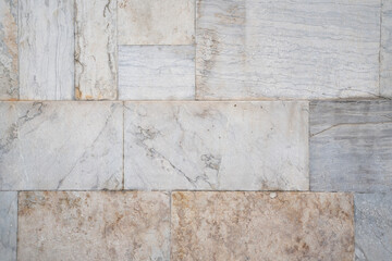 White Marble Brick Texture Background Pattern