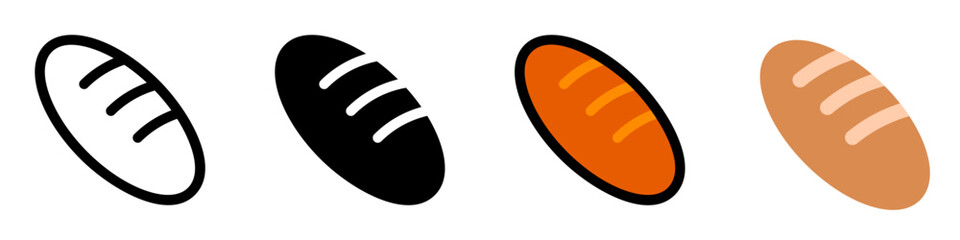 Editable bread loaf vector icon. Part of a big icon set family. Perfect for web and app interfaces, presentations, infographics, etc