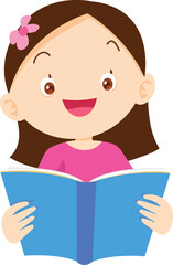 kid reading book ,children reading books student back to school