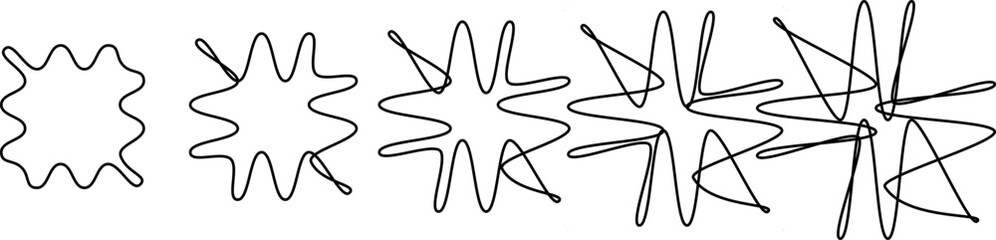 Different combinations of the geometric shape rectangle are in sets