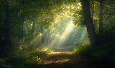 Fototapeta premium Stunning Nature Landscapes: Mountains, Forests, Oceans, and Serene Vistas.