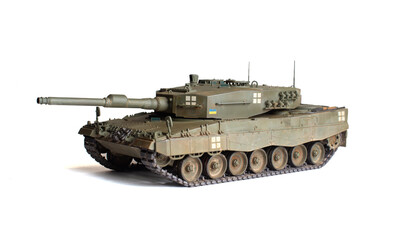 Scale model of old vehicle