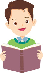 People are reading book and have different emotions