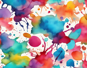 Watercolor stains creative graffiti background