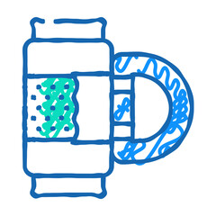 weighting gym equipment doodle icon sketch vector. weighting gym equipment sign. isolated symbol illustration