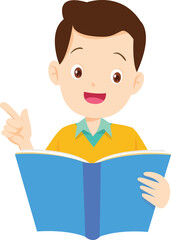 People are reading book and have different emotions