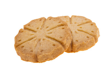butter cookies isolated