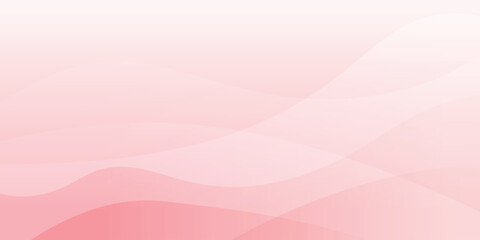 Obraz premium Abstract pink wave background. Minimal abstract waves in pink colors. Vector illustration