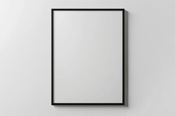 A3 Poster Mockup on White Background created with Generative AI