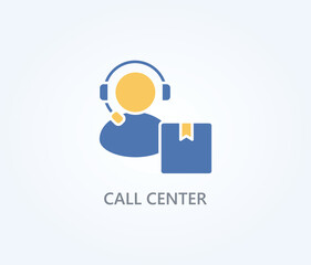  Call Center Vector, Icon Or Logo Sign Symbol Illustration 