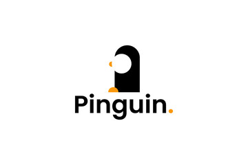 Pinguin vector illustration. Creative animal logo inspiration. can be used as symbols, brand identity, icons, or others.