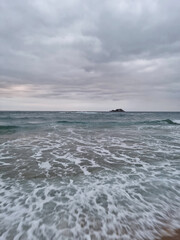 This is Sampo Beach in Gangwon-do, South Korea.