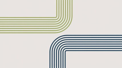 Abstract Lines on Neutral Background