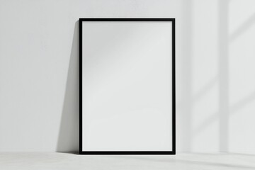 A3 Poster Mockup on White Background created with Generative AI