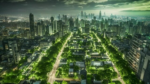 The shift in urban technology emphasizes sustainable practices, including the use of clean energy, recycling, and zero waste management, to lower pollution levels and achieve environmental, social, an