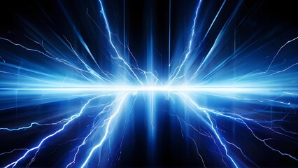 Abstract futuristic design with electric blue sparks, digital background, technology-themed