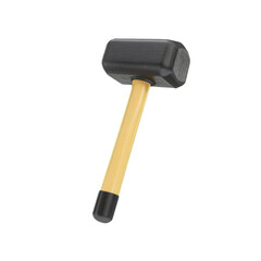 Rubber Mallet with Wooden Handle
