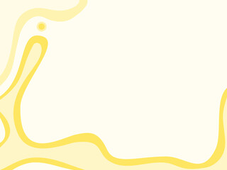 Dynamic waves abstract fluidity yellow background