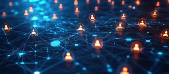 Abstract Network of Connected People