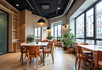 Obraz premium interior of a restaurant