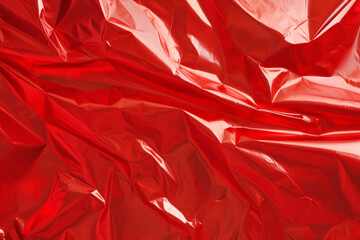 Obraz premium Processed collage of red plastic cellophane surface texture. Background for banner, backdrop