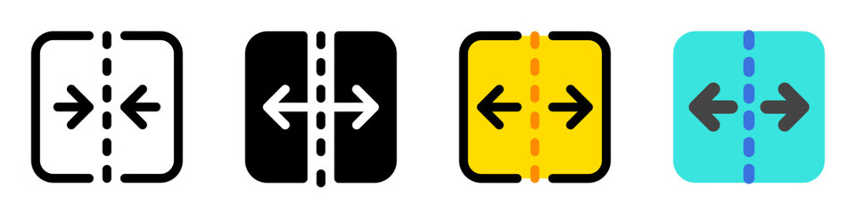 Editable unmerge table cell vector icon. Part of a big icon set family. Perfect for web and app interfaces, presentations, infographics, etc