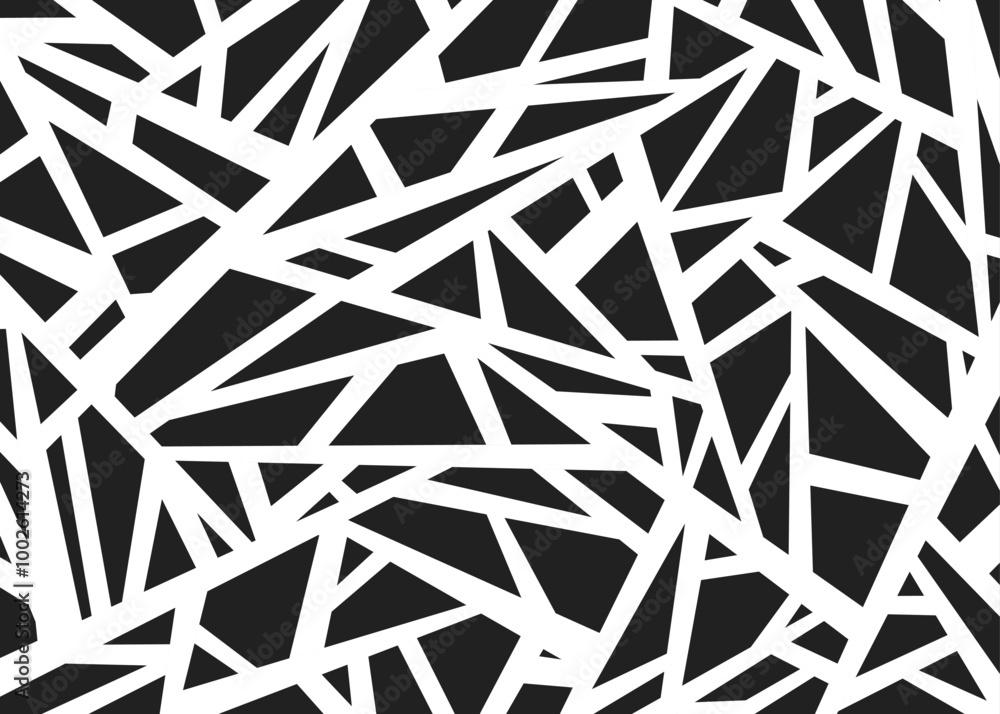 Poster abstract background with raw geometric line pattern