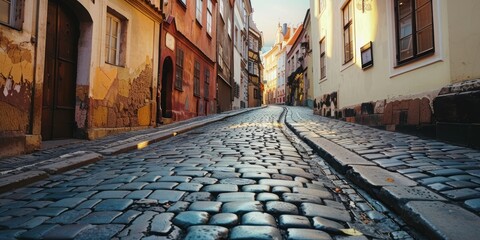 Old Town: A charming old town area in a European city with cobblestone streets