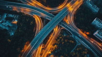 An example of contemporary transportation infrastructure is a roadway with tunnels.