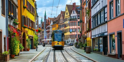 Fototapeta premium City Life: The vibrant city life in major European metropolises