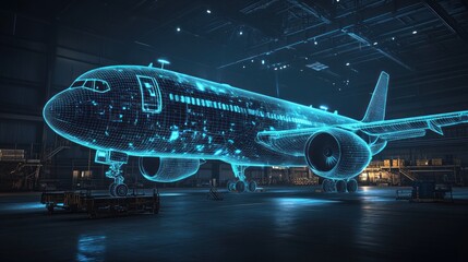 Digital Airplane in a Hangar