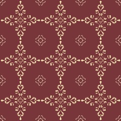 Luxury Thai pattern soft purple background vector illustration. Lai Thai element pattern. Lavender colorthai fabric modern design pattern on blue background vector