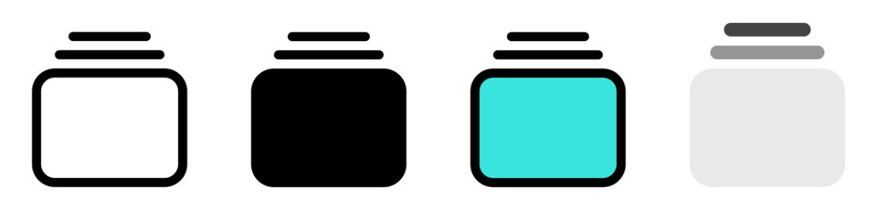 Editable vector cascade, stack view icon. Part of a big icon set family. Perfect for web and app interfaces, presentations, infographics, etc