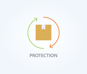  Protection Vector, Icon Or Logo Sign Symbol Illustration 