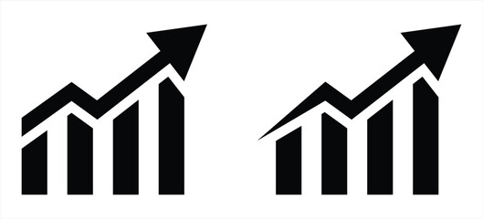 profit growth icon. simple growing icon vector illustration 