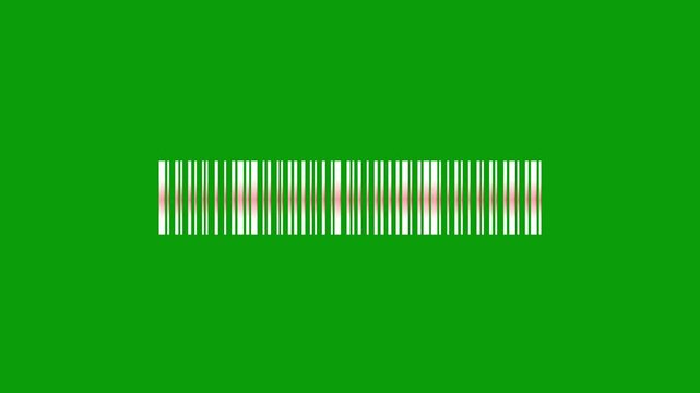 Barcode icon is white on a green background, Scanning Multiple Product Barcodes With Red Laser