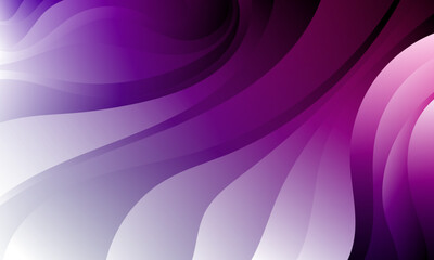 Dynamic wave pattern abstract background with glowing purple and white gradient colors