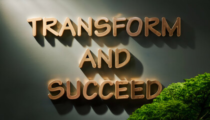 Transform and succeed Word 
