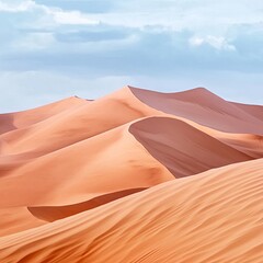Sand dunes at the Sahara Desert , Morocco