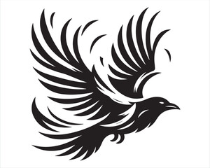 Obraz premium Graceful Soaring Bird – Symbol of Freedom